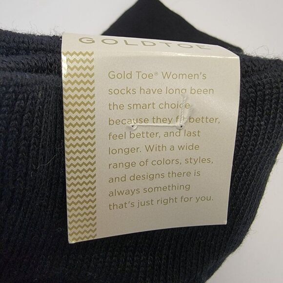 NWT Gold Toe Men's Argyle Knee Sock Reinforced Toe Soft Spun Rayon 2 PAIRS - Picture 3 of 7